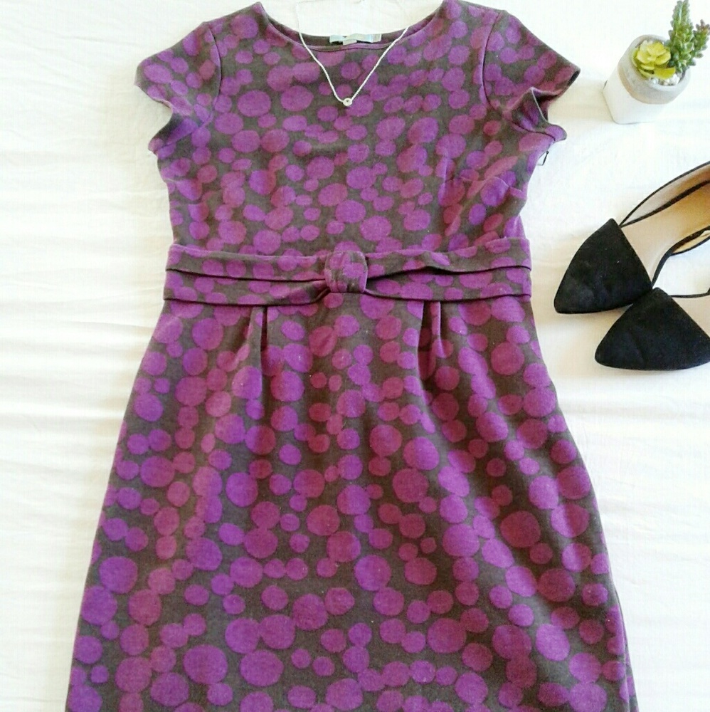 Boden jersey belted sheath dress